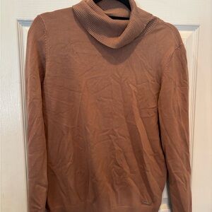 Calvin Klein Men's Turtleneck Sweater in Dusty Rose